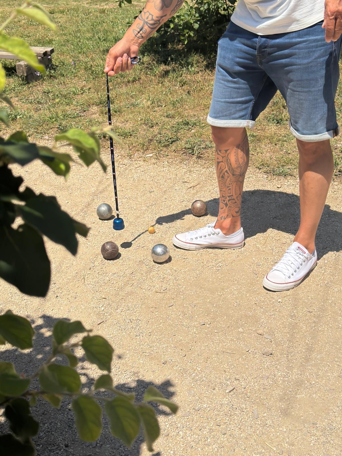 TIRFLEM - Dispositif de récupération combiné pour jeu de pétanque